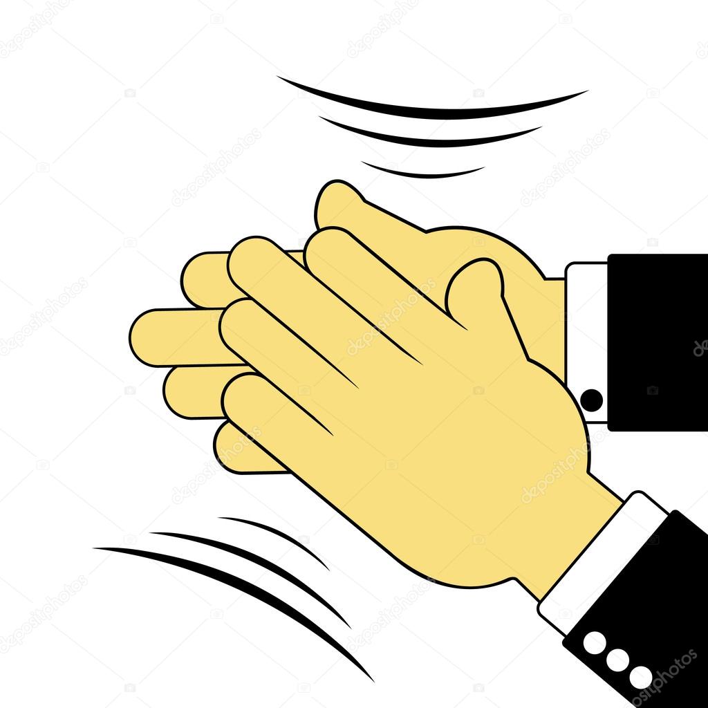 1024x1024 Sign Of Applauding Hands Stock Vector Faraoshka