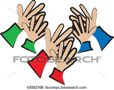 450x356 Clip Art Of Applause From The Audience K9352168