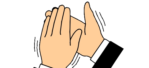 480x220 Moving Clipart Applause