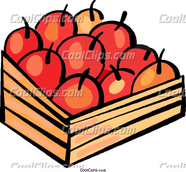 375x347 Basket Apples Clipart, Explore Pictures