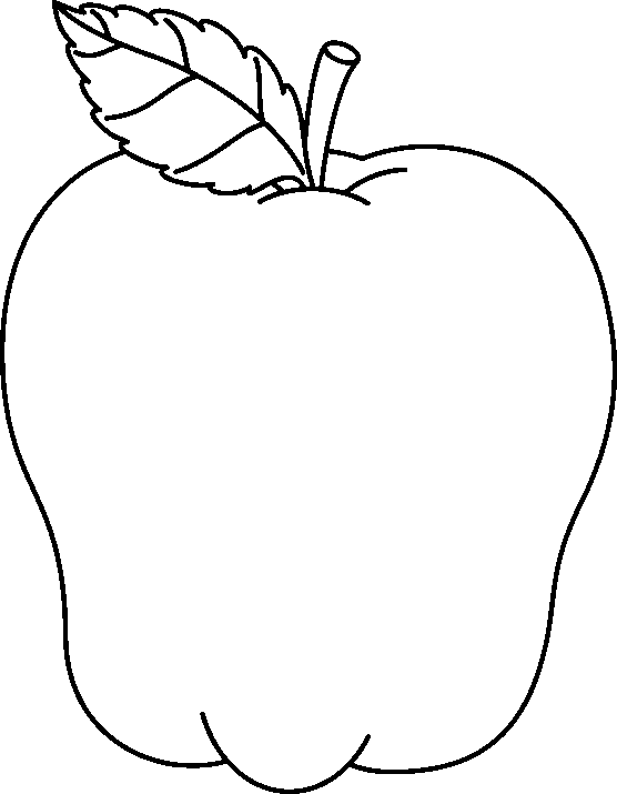 556x715 Apple Black And White Apples Black White Clip Art Clipart