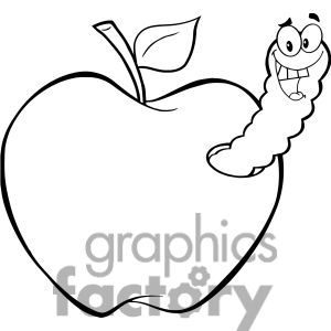 300x300 Apple Clipart Line Art