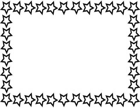 480x371 Star Clipart Boarder