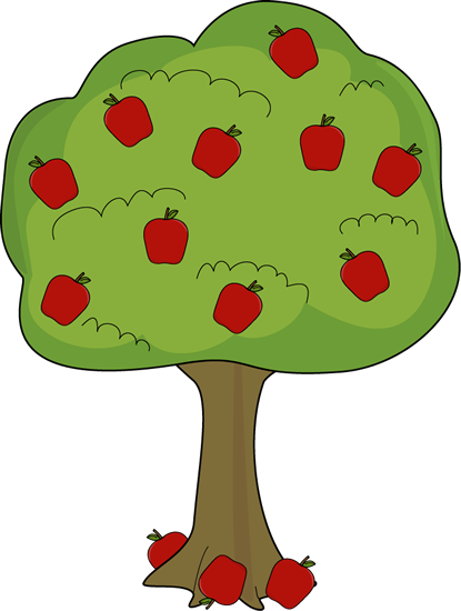 415x550 Fall Apple Border Clipart