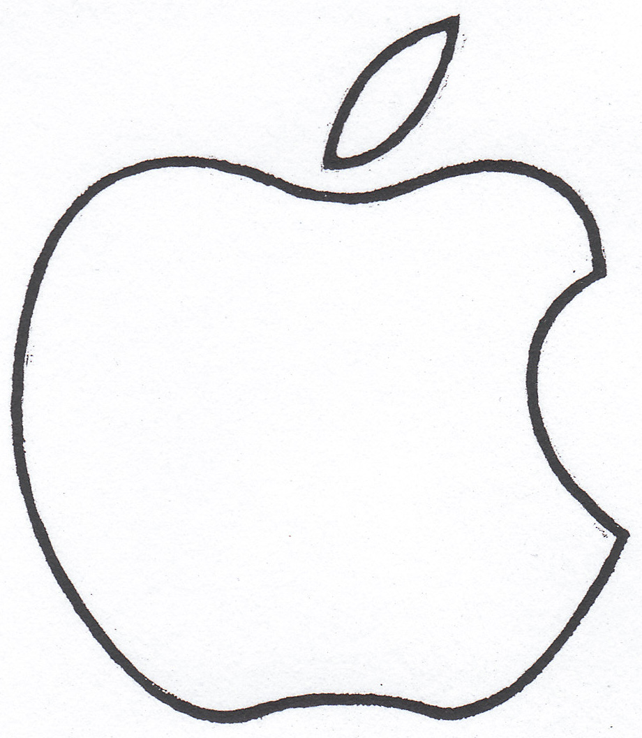 920x1057 Apple Black White Apple Black And White Apple Clip Art Image
