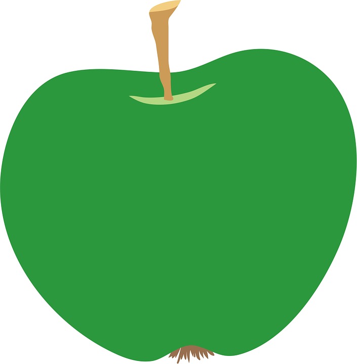 705x720 Snack Free Illustration Apple Green Clip Art Fruit Free Image