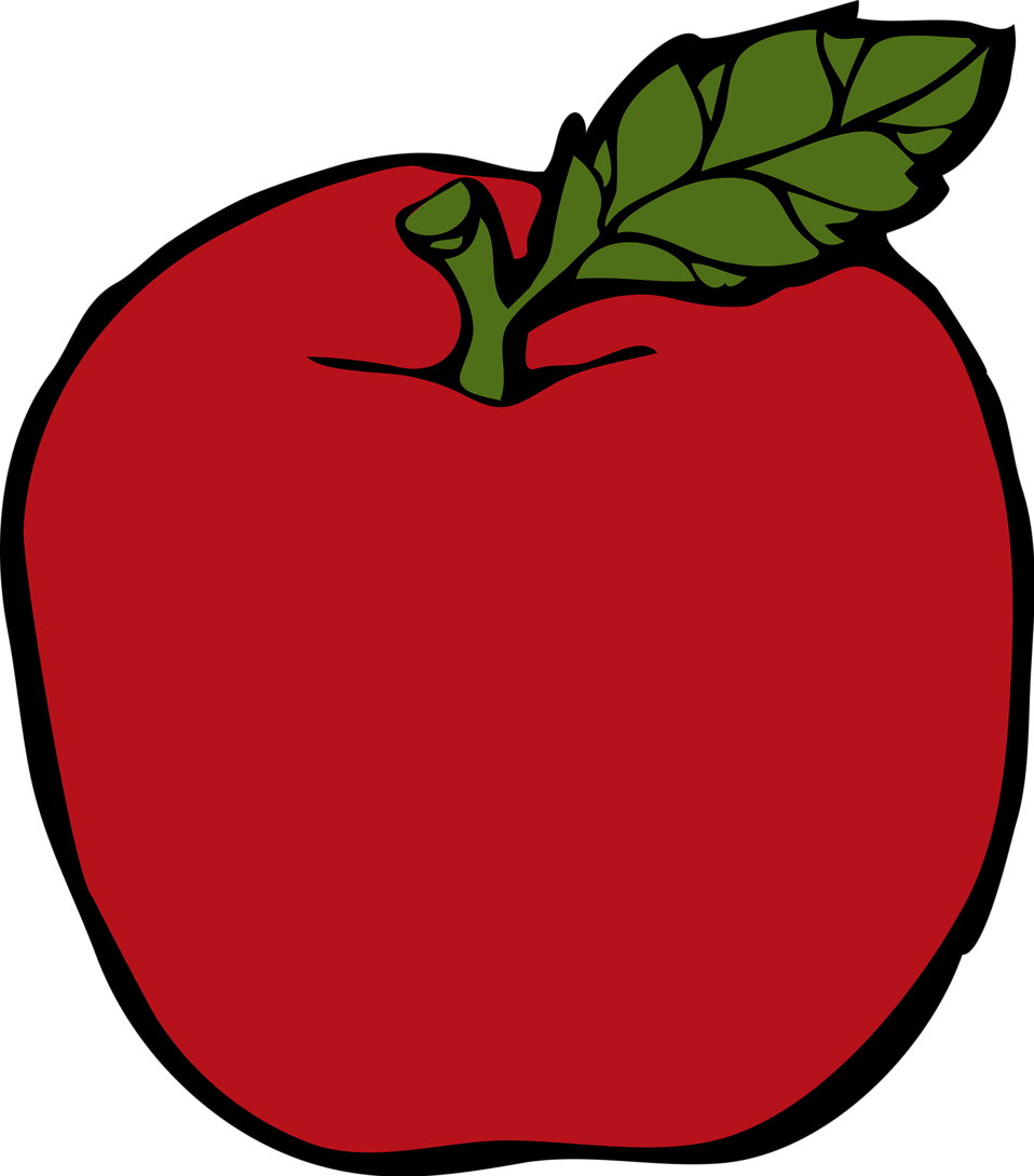 958x1089 Apple Clipart Clear Background
