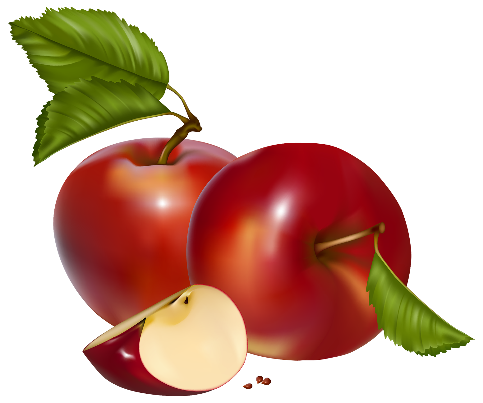 1554x1296 Red Apples Png Clipart