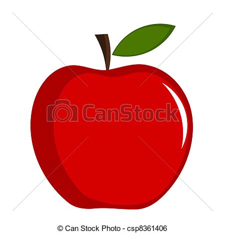 450x465 Red Apple Clip Art