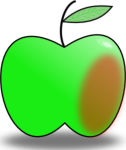 252x300 Simple Apple Clip Art