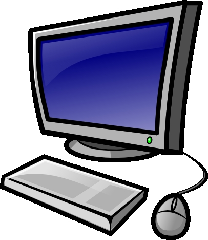406x467 Best Desktop Computer Clipart