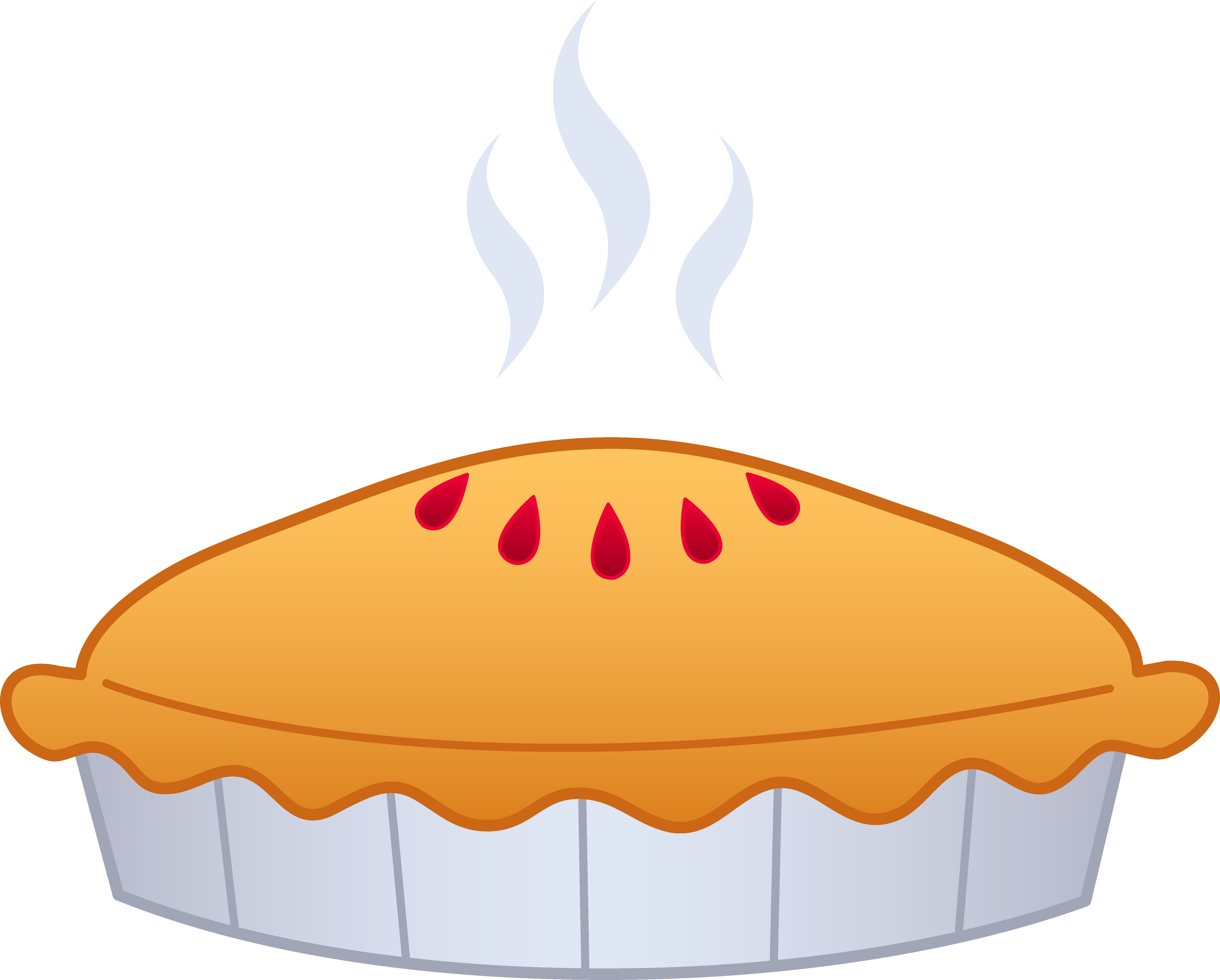 5700x4579 Delicious Pie Clip Art