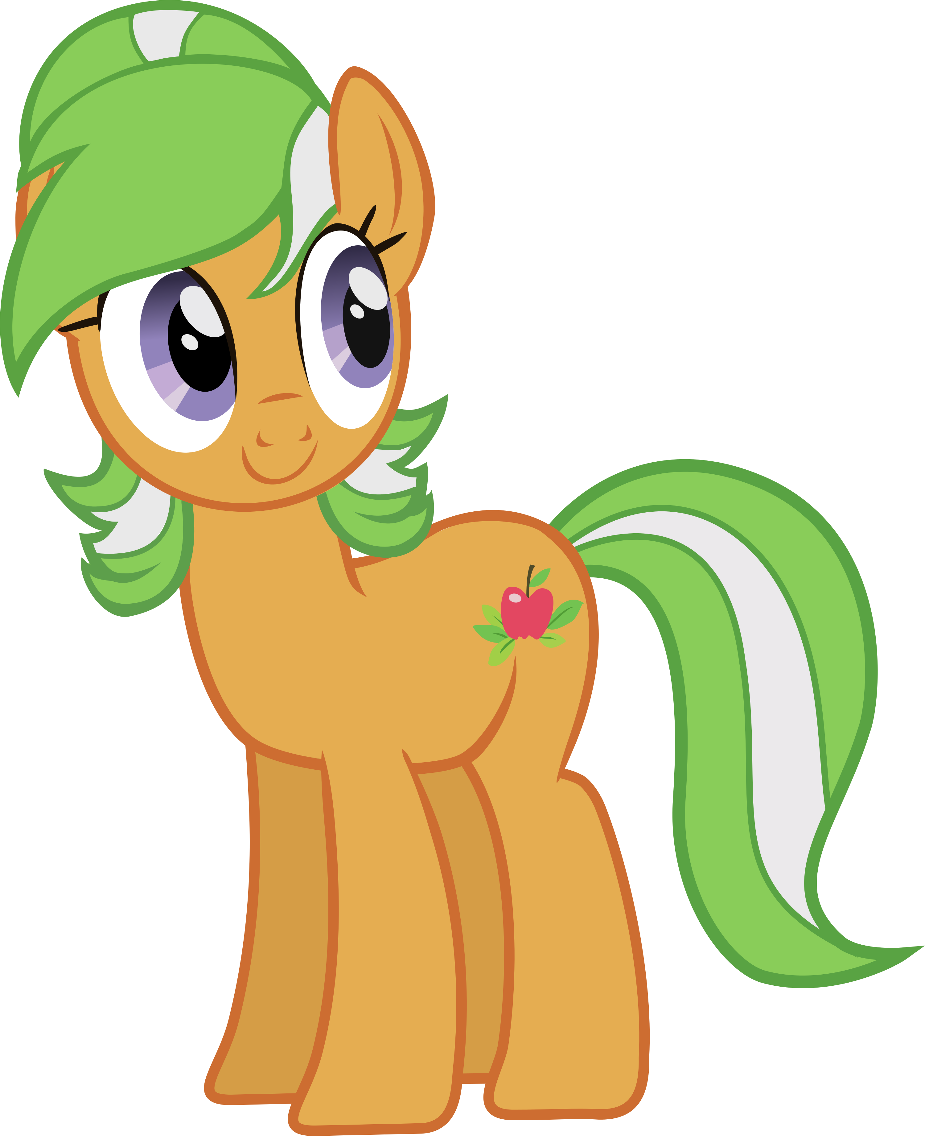 3000x3681 Apple Leaves With Legs By Sarxis