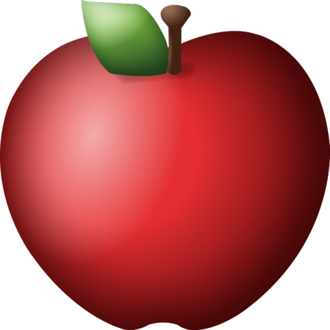 480x480 Download Red Apple Emoji Emoji Island