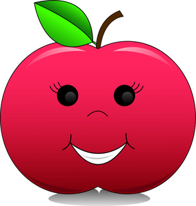 286x300 Apple Fruit Images Clip Art