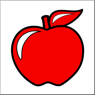 304x304 Clip Art Colors Apple 01 Red Color I Abcteach
