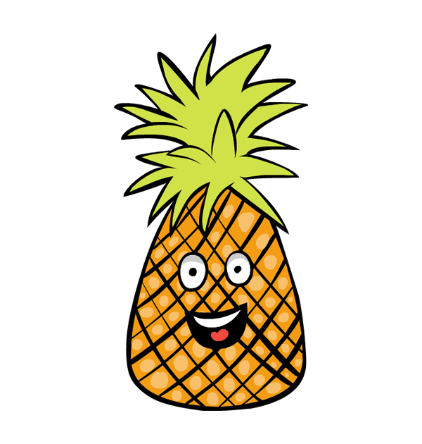 600x630 Single Pine Apple Clipart