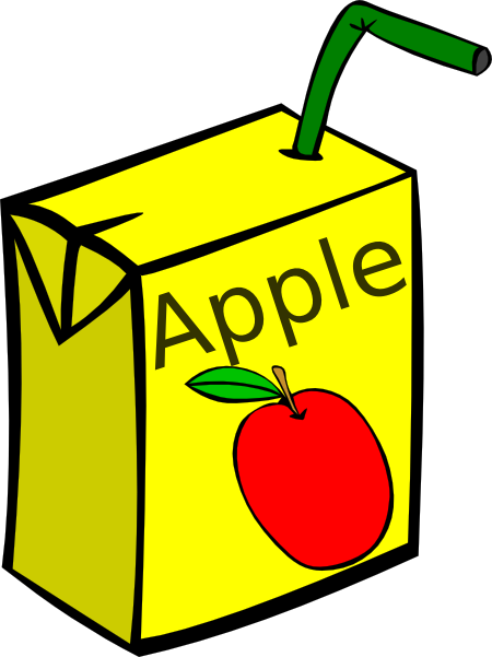 450x601 Apple Juice Clipart