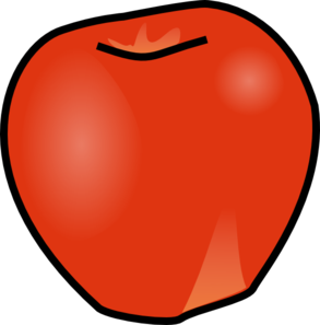 293x297 Apple No Stem Clip Art
