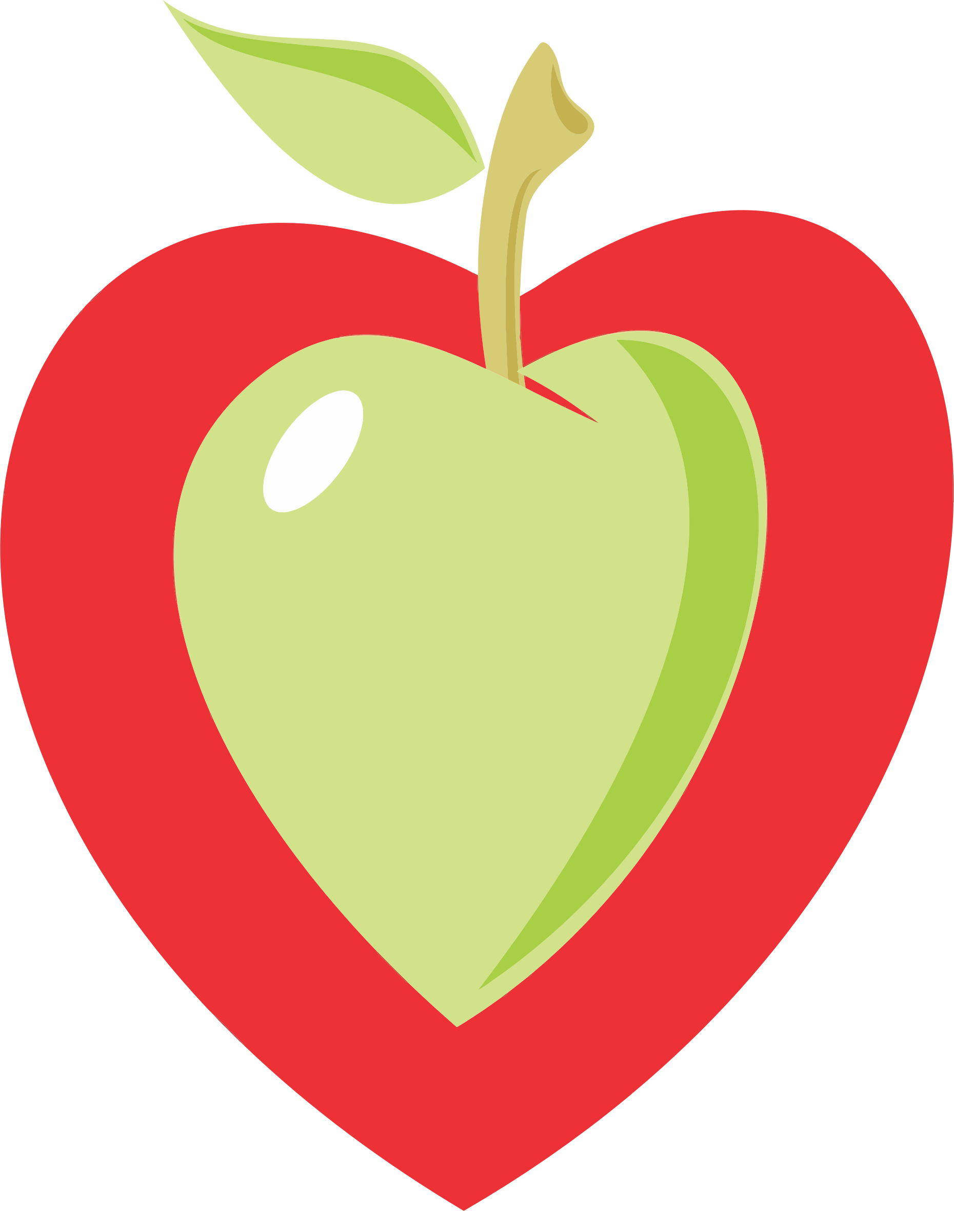 Apple Heart Clipart Free download on ClipArtMag