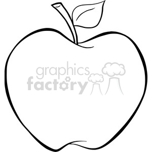 300x300 Royalty Free 12907 Rf Clipart Illustration Cartoon Apple 385115