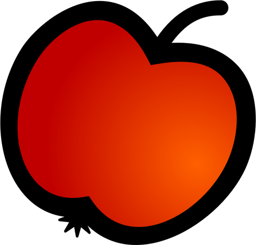 500x479 Vector Image Of Apple Fruit Icon Public Domain Vectors