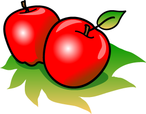 300x235 Apple Clip Art 10
