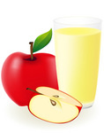 118x150 Apple Juice Concept Royalty Free Vector Clip Art Image