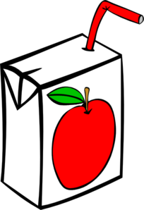 204x298 Apple Juice Carton Clip Art