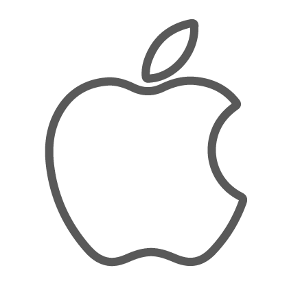 437x445 Image Of Apple Logo Clipart