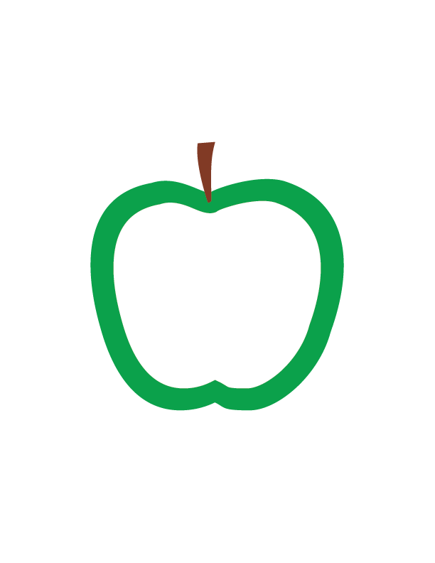612x792 Apple Outlines