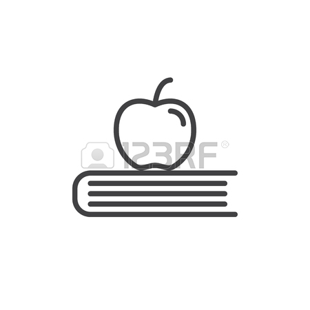 450x450 Graduation Hat Line Icon, Outline Vector Sign, Linear Style