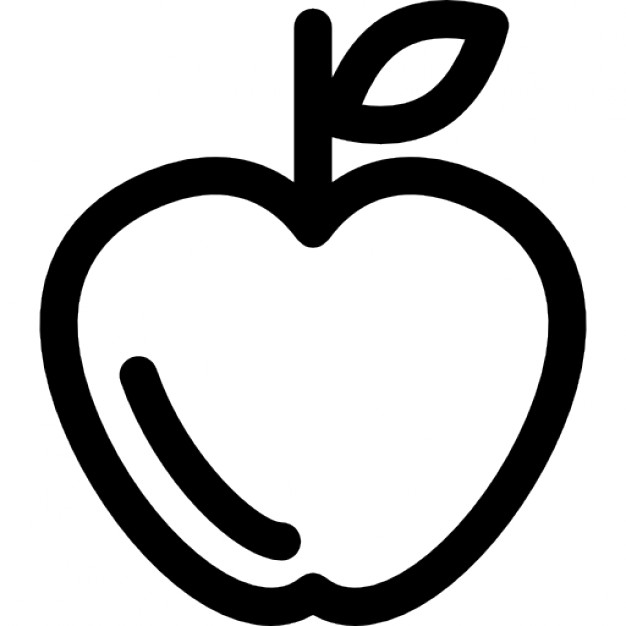 626x626 Apple Outline Icons Free Download