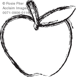 298x300 Apple Outline Clipart Amp Stock Photography Acclaim Images