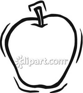 267x300 Apple Clipart Simple