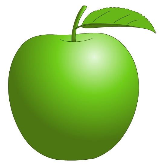 550x550 Green Apple Tree Clipart