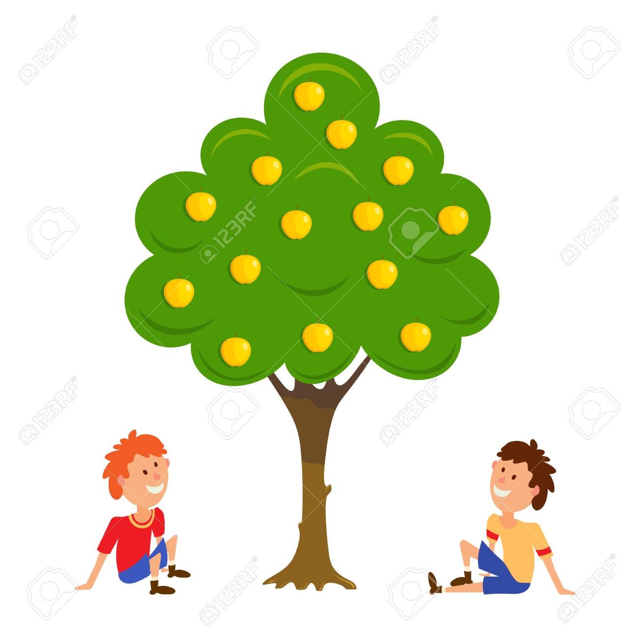 1300x1300 336 Picking Apples Stock Illustrations, Cliparts And Royalty Free