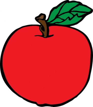 370x425 Cute Apple Clip Art Free Clipart Images 2 3