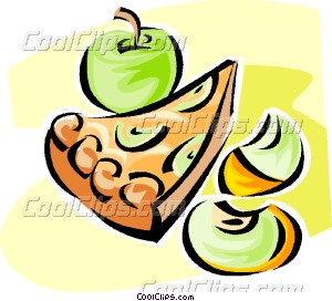 300x272 Apple Pie Vector Clip Art
