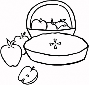 366x350 Sugar Apple Clipart Black And White