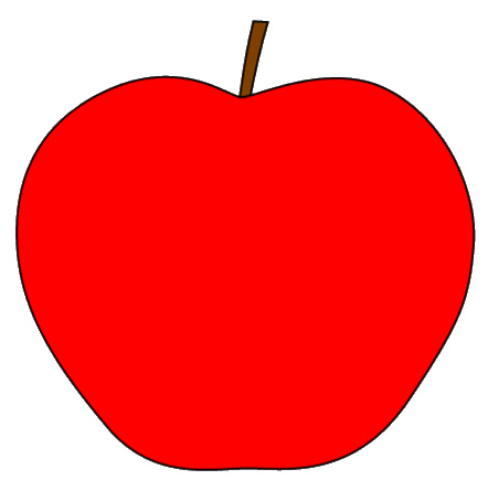 442x435 Apple Clipart Simple