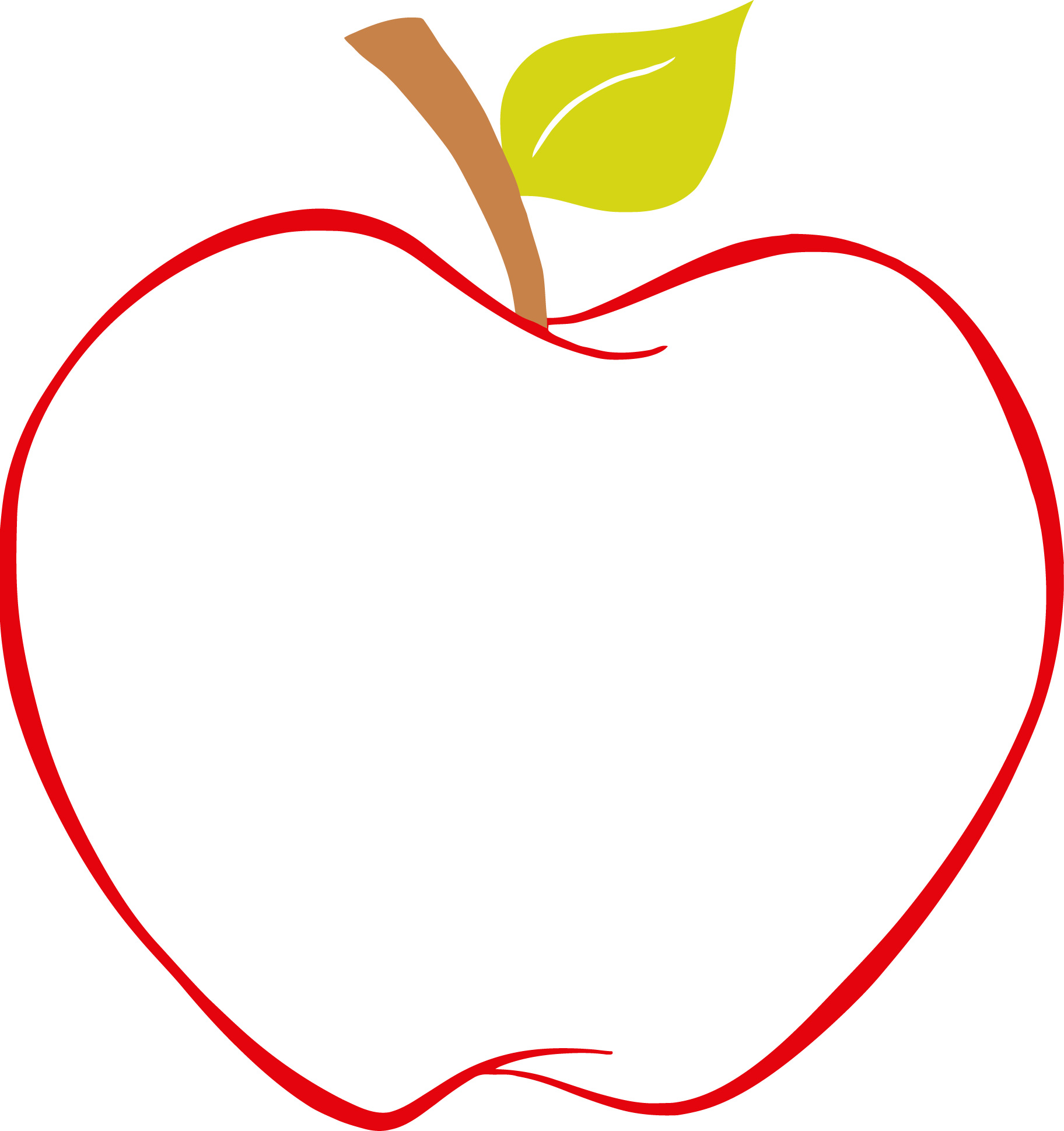 1824x1938 Color Clipart Apple