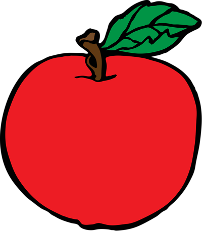 400x459 Apple Clip Art Inderecami Drawing