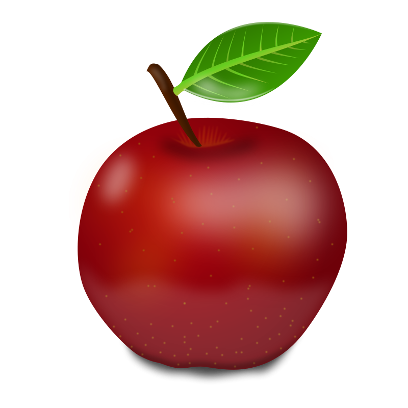 800x800 Red Apple Clip Art 5