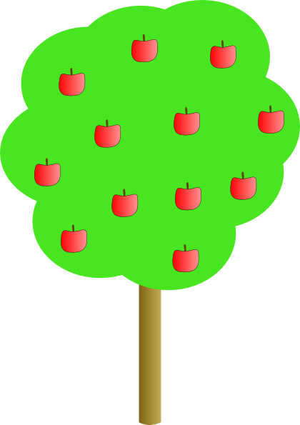 420x595 Apple Tree Clip Art Free Vector 4vector