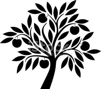 342x300 Apple Tree Stock Vectors