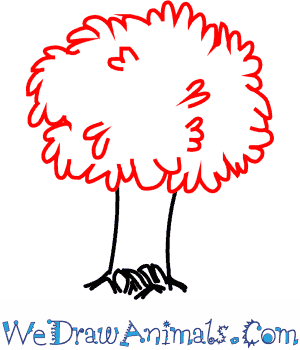 300x350 How To Draw An Apple Tree