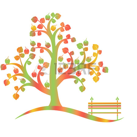 450x450 Beautiful Apple Tree Isolated On White Background Royalty Free