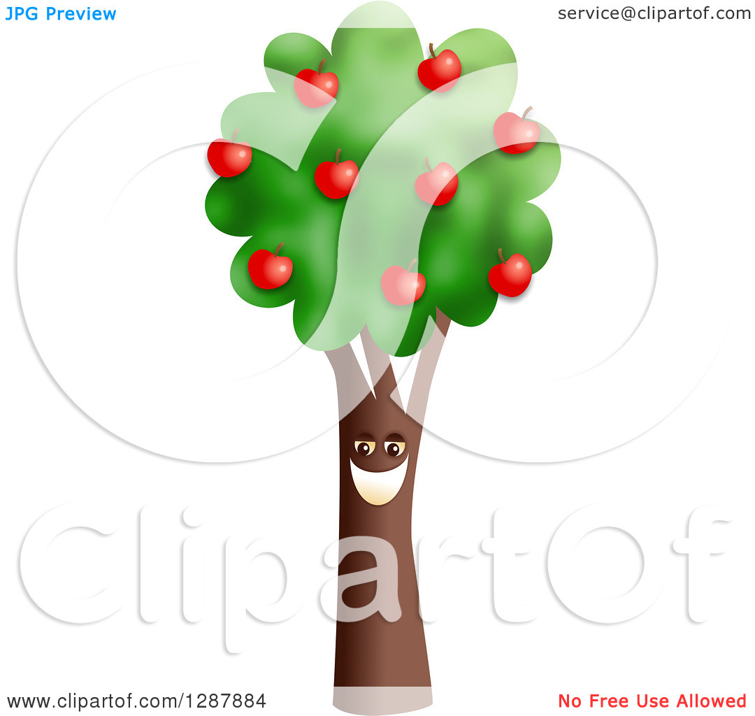1080x1024 Apple Tree Happy Clipart