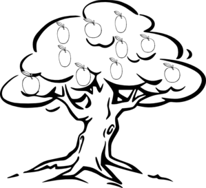 299x273 Multiple Apple Tree Clip Art